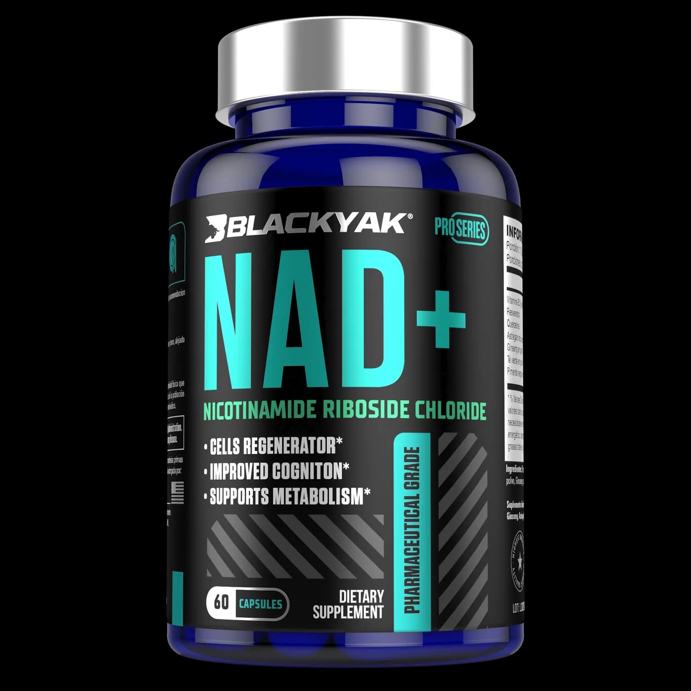 NAD+ Niacinamida + Resveratrol — Energía Celular