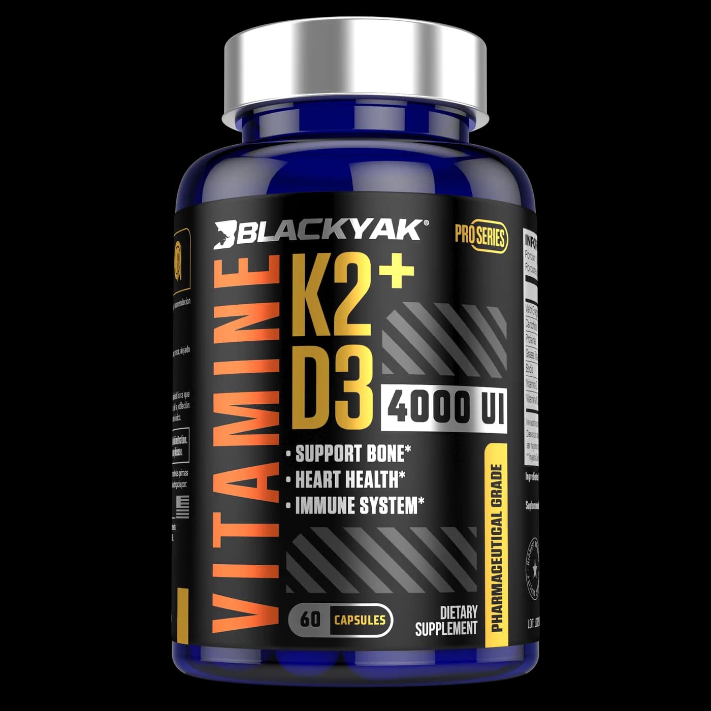 Vitamina K2 MK-7 100mcg + D3 4000 UI — Huesos & Inmunidad